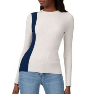 3.1 Phillip Lim Two Tone Ribbed Sweater S